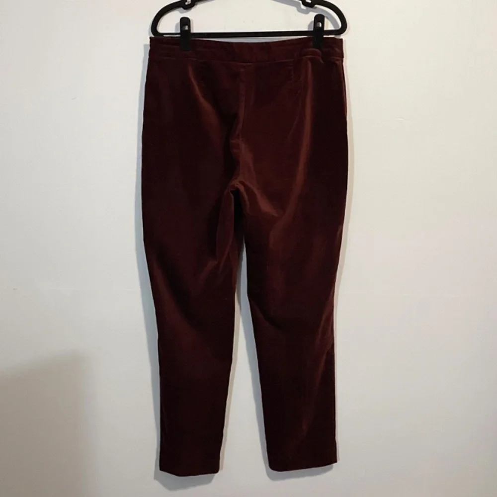 Talbots Burgundy Ankle Pants - Picture 3 of 6